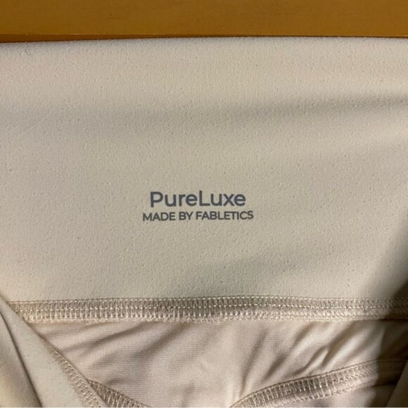 Fabletics Women's High Waisted PureLuxe Tie Up Ballerina 7/8 Leggings - Picture 6 of 8